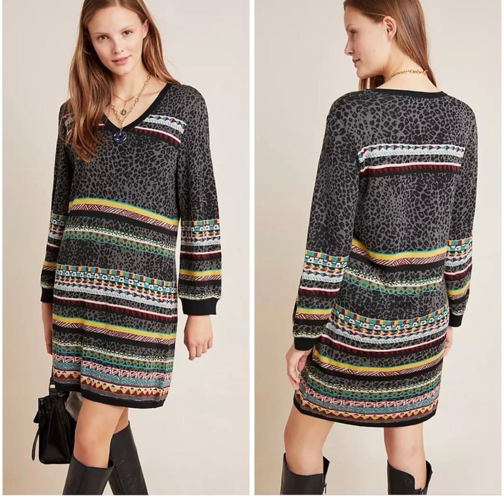 Anthropologie Women’s Viviana Mini Sweater Dress - Picture 1 of 7